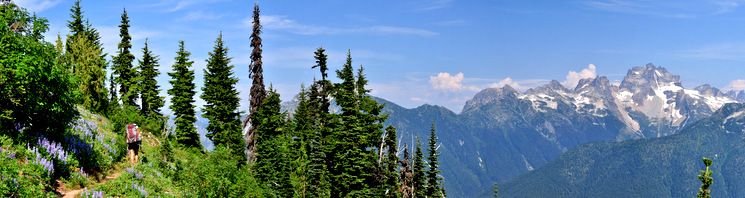 Hiking along Copper Ridge