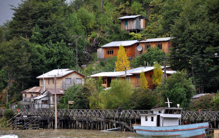 Walkways in Caleta Tortel