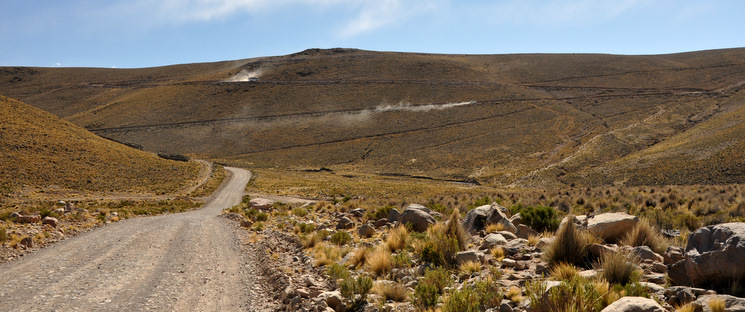 Switchbacks uphill waiting for us