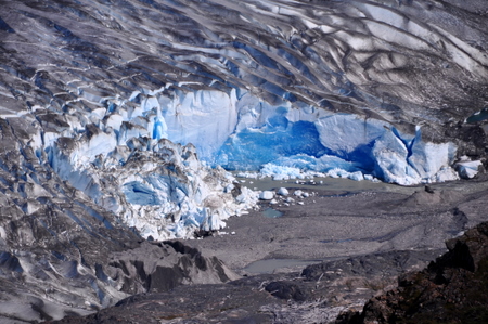 Fallen chunk of ice