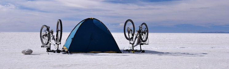 Camping at El Salar