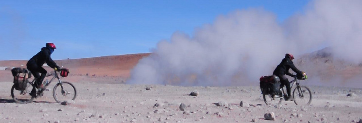 Riding among Geysers